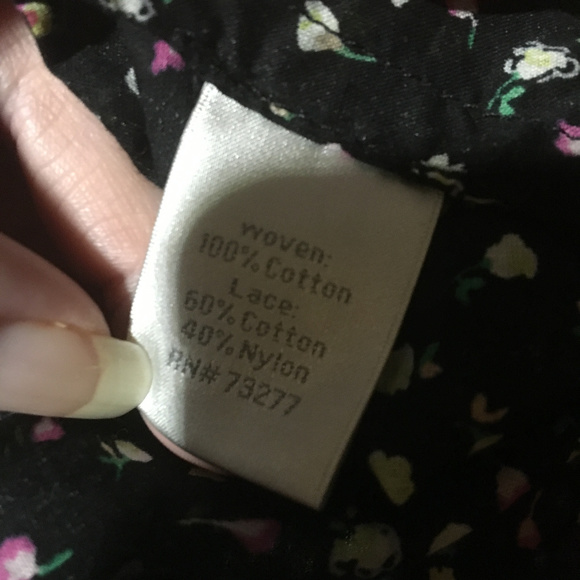 LC Lauren Conrad Black Button Down Top - Picture 6 of 6